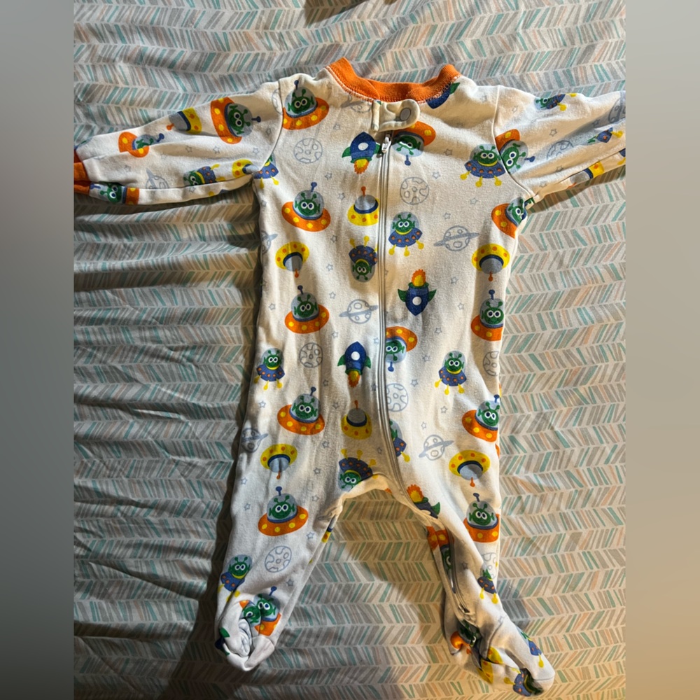 Baby boy footsie pajamas. Barely worn. 3-6 months